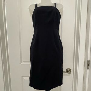 Millie at Bergdorf Goodman navy dress